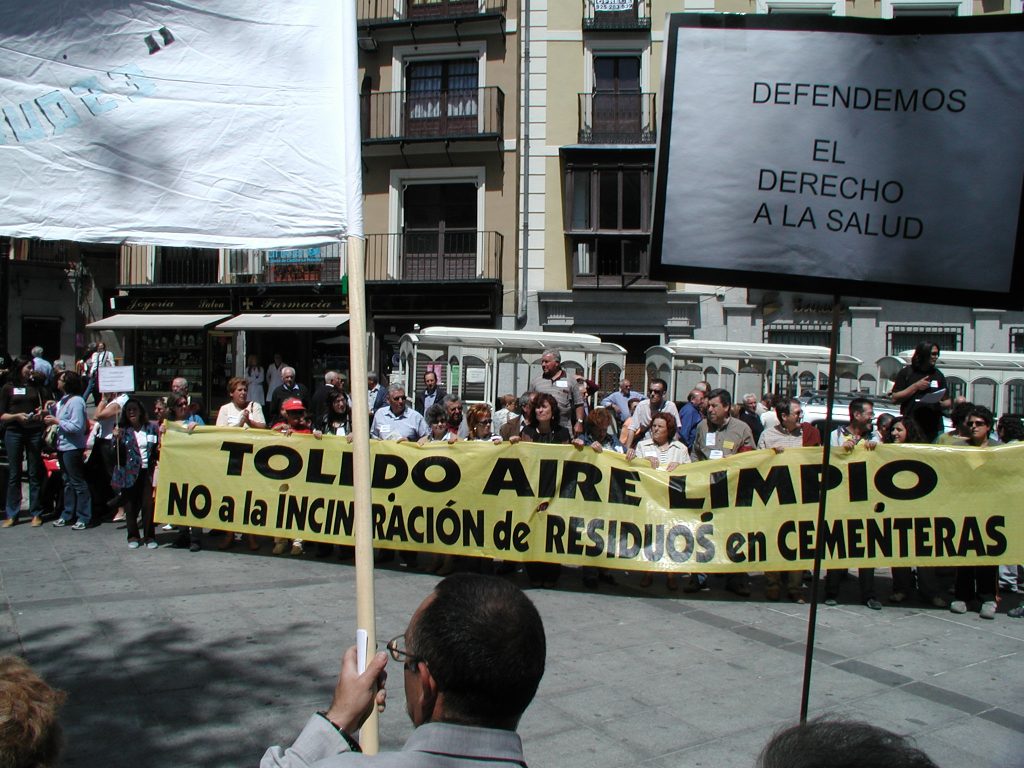 Manifestación de Toledo Aire Limpio