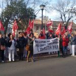 Seguimiento "unánime" en la primera movilización de los limpiadores de los hospitales de Toledo