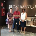 Dtro prov Educación con concejalas de Ayto Carranque