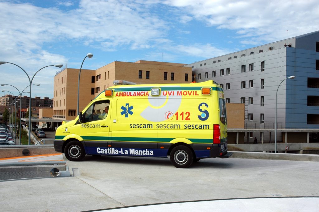 Talavera de la Reina, 26-Octubre-2009 Helipuerto del Hospital "Ntra. Sra. del Prado". Foto: Abel Martínez. Sescam.