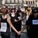 Médicos del Mundo organiza una performance en Toledo para luchar contra la trata