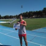 Cristian López retrorunning
