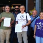Entrega de Alegaciones y Rueda de Prensa del Movimiento Queremos Saber la Verdad del Puy du Fou, en el segundo periodo de información pública del Puy du Fou (3)