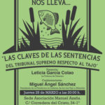 cartel conferencia tajo SENTENCIA-01 (1)