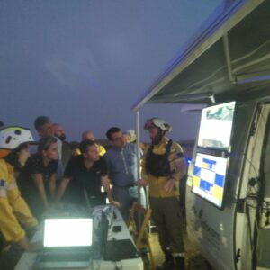 La Junta transmite "tranquilidad" por el incendio de Toledo mientras se aguarda la intervención de la UME