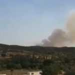 Incendio en la localidad de Almorox, con nivel 1 de alerta