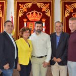 Gregorio, Riolobos y Gil con alcalde y concejal de Los Cerralbos - 110719 (2)
