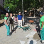 El Ayuntamiento de Toledo trabaja en el adecentamiento de la calle Río Guadiela