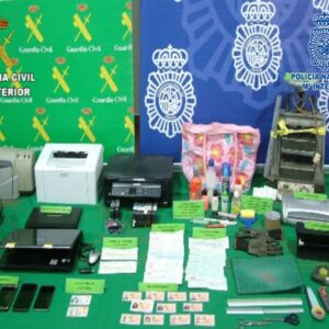 Desarticulada una red especializada en pagarés y cheques falsos