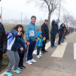 GALERÍA | Una cadena humana en Villafranca pide agua para los humedales