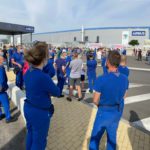 Concentración a las puertas de Airbus Illescas: arranca el calendario de movilizaciones que exige un plan industrial para el sector