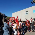 Imagen de archivo de una concentración previa / Fotografía: CCOO