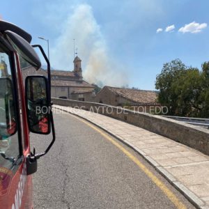 Extinguido un incendio en el Valle de Toledo