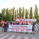 Toda la plantilla de Eulen subcontratada en ICSA de Toledo secunda la primera de las diez jornadas de huelga