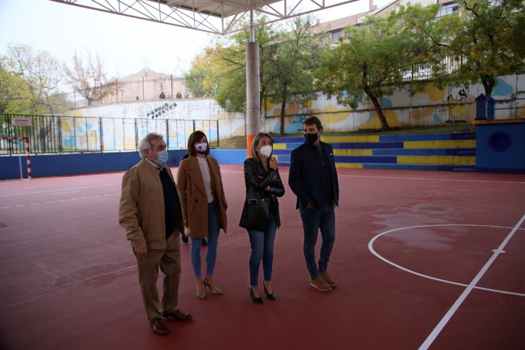 pista pabellón escuela de gimnasia