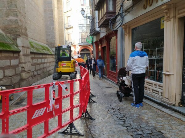 obras calle comercio toledo