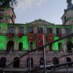 ayuntamiento iluminacion verde