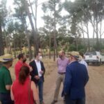 El viceconsejero de Medio Ambiente, Fernando Marchán ha visitado 'Los Gavilanes'.