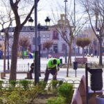 Mora pueblo trabajo jardineria jardinero