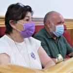 Olga Ávalos y Txema Fernández en el segundo día del Debate de la Ciudad de Toledo 2