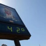 Termómetro temperatura 42 grados