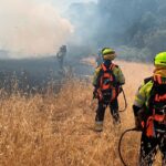 Se declara un incendio forestal en El Casar de Escalona