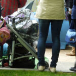 Mujeres con carrito