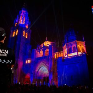 Así será el dispositivo de movilidad y los cortes de tráfico con motivo del espectáculo ‘Luz Toledo’ en la Catedral