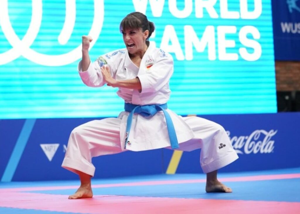 Sandra Sánchez se retira por todo lo alto tras ganar el oro en katas en los Juegos Mundiales