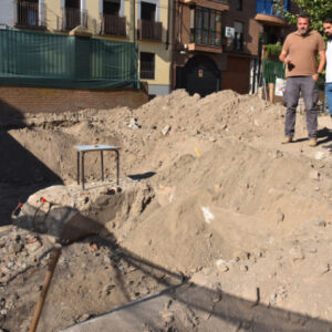 Hallan un patio que podría ser de época andalusí en el solar que iba a albergar los nuevos juzgados de Talavera