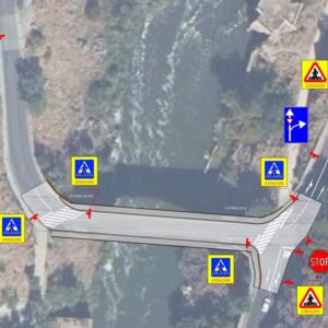Las obras de la pasarela peatonal en el puente Nuevo de Alcántara de Toledo arrancarán este mes