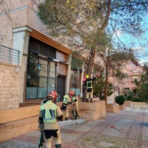 El temporal 'Kirk' requirió de más de veinte intervenciones de los bomberos en Toledo, donde no causó "incidencias de gravedad"