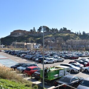 El aparcamiento de Azarquiel de Toledo estará cerrado de forma parcial por un rodaje