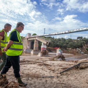 Así avanza el arreglo de la avería causada por la DANA en el embalse de Picadas