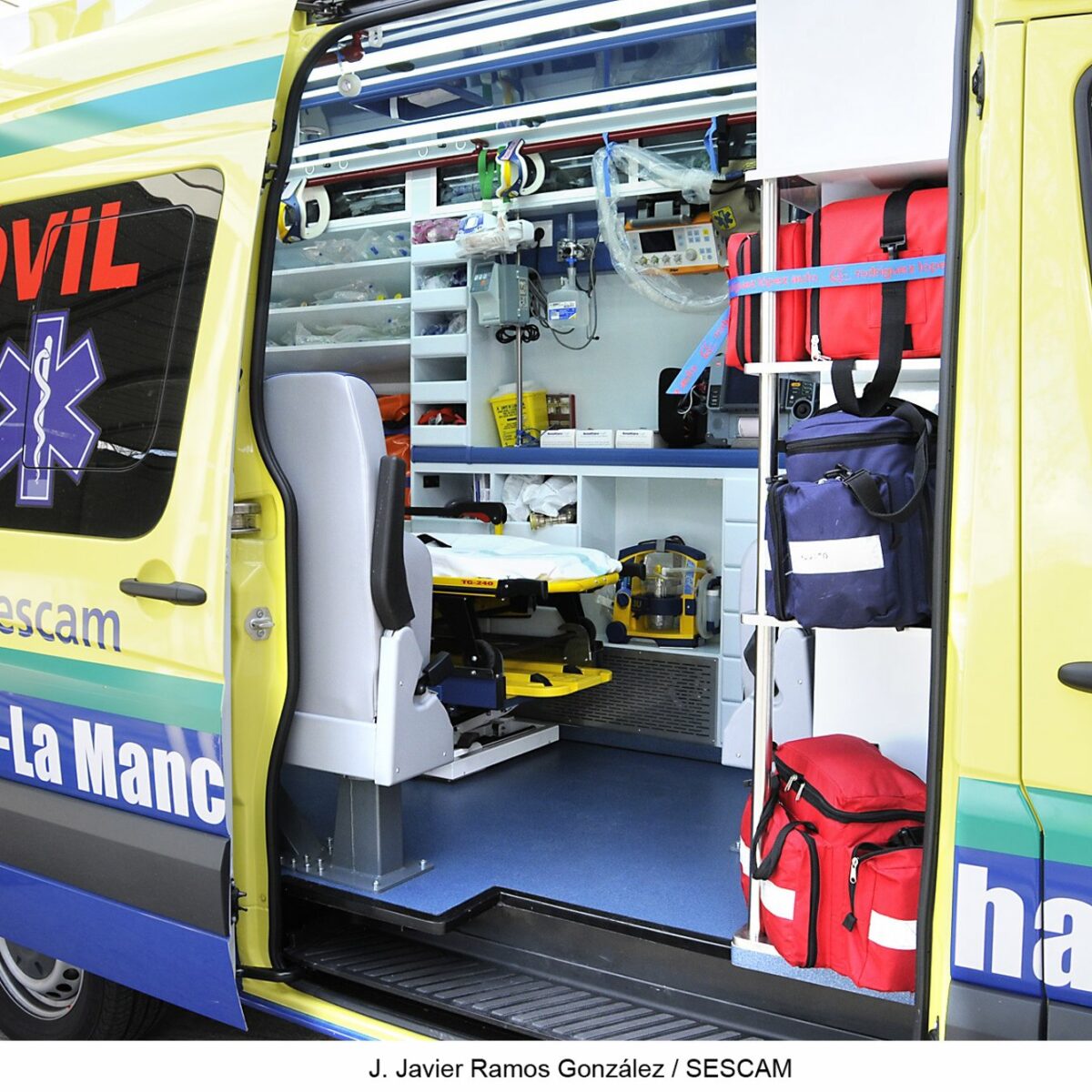 Una mujer se fractura una pierna tras pillarse con una transpaleta en una empresa de embutidos en Casarrubios
