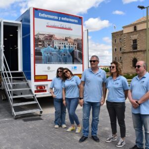La 'Ruta enfermera' llega a Talavera para fomentar hábitos de vida saludables y sensibilizar sobre la profesión