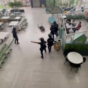 Simulacro de la Policía Nacional en el Centro Comercial Luz del Tajo de Toledo