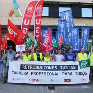 La plantilla de la Agencia Tributaria en Toledo se suma a las protestas por unas mejoras laborales