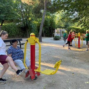 ‘Movilízate Magán’, la iniciativa del personal sanitario del Consultorio Local para fomentar el ejercicio entre las personas mayores