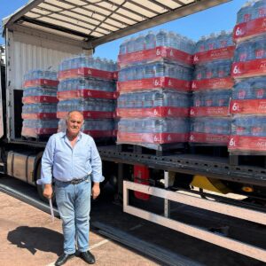 Buenasbodas, sin agua potable desde mediados de julio, recibe 17.000 litros de la Diputación