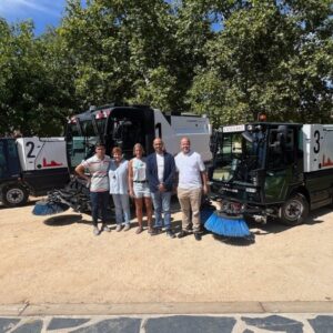 Illescas mejora el servicio de limpieza del municipio con la adquisición de tres nuevas barredoras