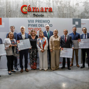Valquer Laboratorios recibe el premio Pyme del año 2024 en la Cámara de Comercio de Toledo