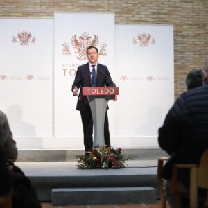 Velázquez augura un 2025 en el que broten el futuro POM, la Ciudad del Cine o el proyecto de un pabellón multiusos