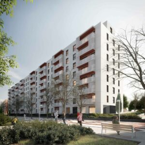 Inician la promoción de 124 viviendas de alquiler "asequible" en el Polígono que aumentó sus precios en la licitación