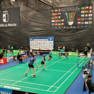 Jugadores de más de 30 países compiten en Toledo en un campeonato internacional de parabádminton