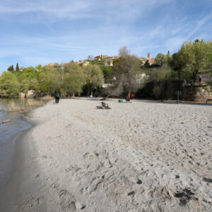 El Ayuntamiento confirma que no hay "ningún problema" en los sedimentos de la playa del Tajo en Toledo