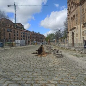 Toledo pide completar el estudio arqueológico del  muro romano de la estación de tren y reparar instalaciones