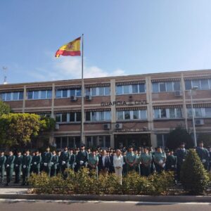 Un centenar de futuros agentes de la Guardia Civil completan su formación en la Comandancia de Toledo