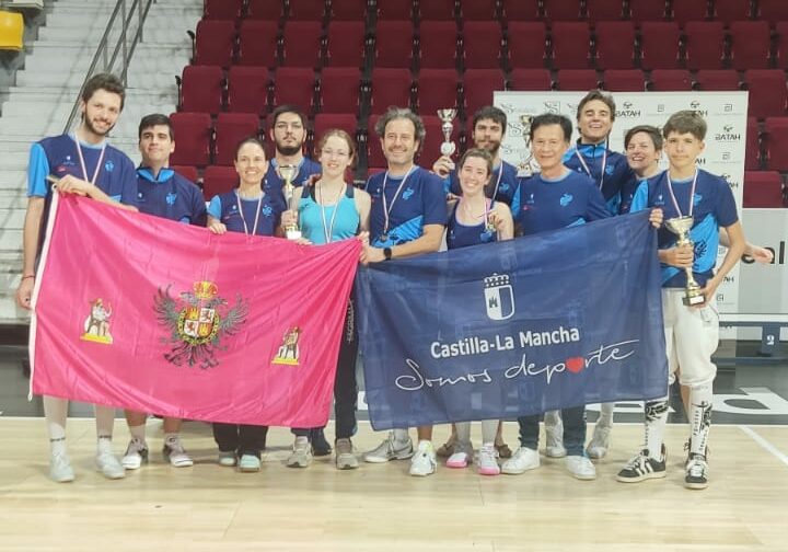 Oro y plata para los equipos toledanos en el Campeonato de Esgrima de Castilla-La Mancha