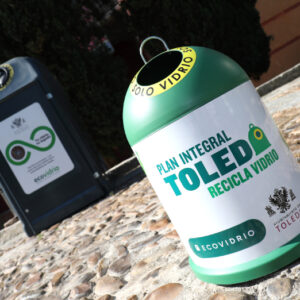 Instalan casi 50 contenedores para incrementar "en más de un 50%" el reciclaje de vidrio en el Casco Histórico